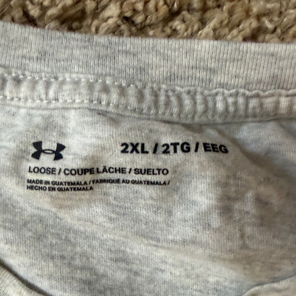 Under Armour Gray Wisconsin Volleyball Tee - Picture 2 of 2